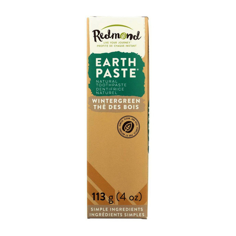 Redmond Earthpaste Amazingly Wintergreen Natural Toothpaste - 4 Oz